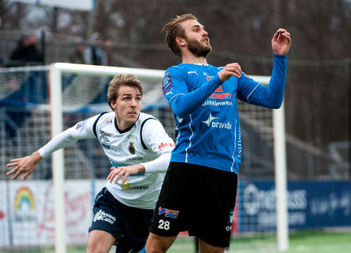 Johan Oremo, Gefle, och Jesper Westerberg, Halmstad