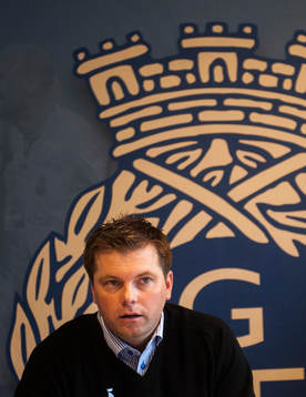 Jens Gustafsson, tränare Halmstad