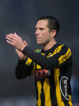 Martin Ericsson, Häcken, tackar publiken