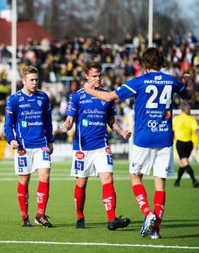 Anton Tinnerholm, Erik Moberg och Tom Pettersson,