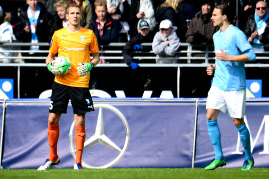 Robin Olsen startar som målvakt i Malmö FF