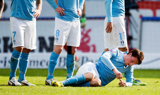 Alexander Blomqvist, Malmö FF, en av många skador