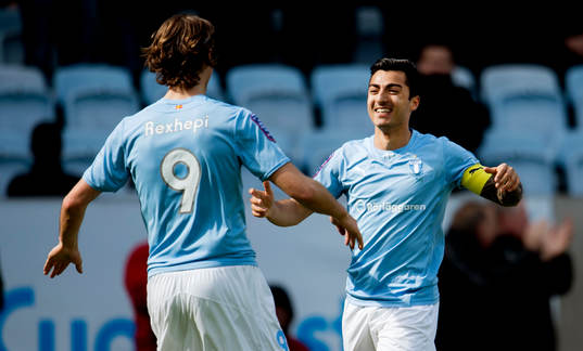 Dardan Rexhepi, Jiloan Hamad, Malmö FF, jublar