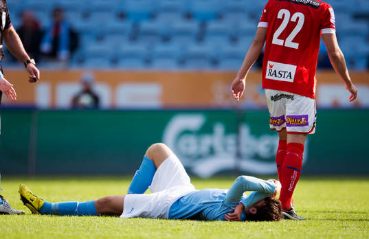 Alexander Blomqvist, Malmö FF, spelade några få minuter