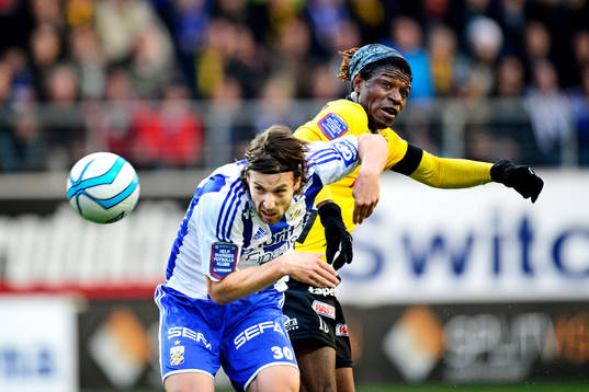 Mattias Bjärsmyr, IFK Göteborg och Mohamed Bangura,