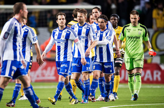 Tobias Hysén, IFK Göteborg, är sammanbiten