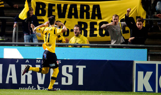 Haris Radetinac, Mjällby, jublar