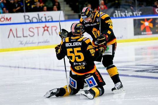 Martin Sevc kvitterar till 1-1 mot Luleå i