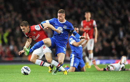 Football - Arsenal v Everton - Barclays Premier League  -