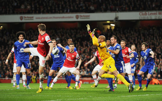 Football - Arsenal v Everton - Barclays Premier League  -