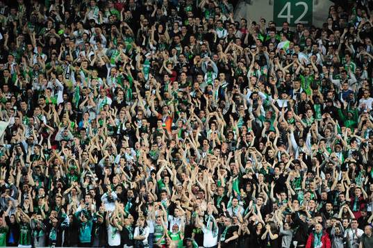 AMBIANCE - SUPPORTERS -  16.04.2013 -  Saint Etienne /