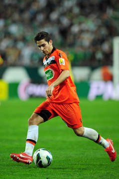 Maxime BARTHELME -  16.04.2013 -  Saint Etienne / Lorient -