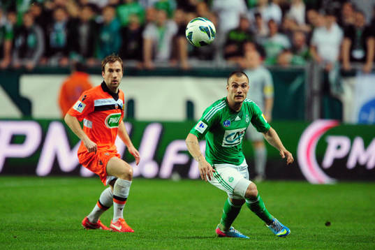 Yohan MOLLO -  16.04.2013 -  Saint Etienne / Lorient -