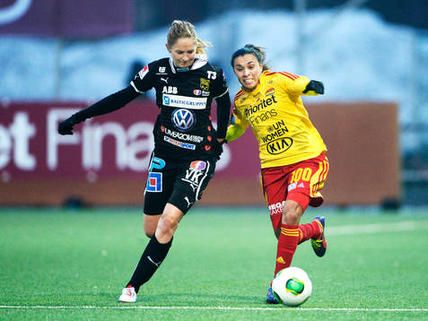 Emmelie Konradsson, Umeå och Marta Vieira da Silva, Tyresö