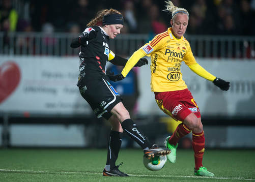 Alexandra Nilsson, Umeå och Caroline Seger, Tyresö