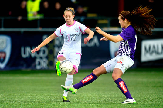 Manon Melis, LdB FC Malmö skjuter