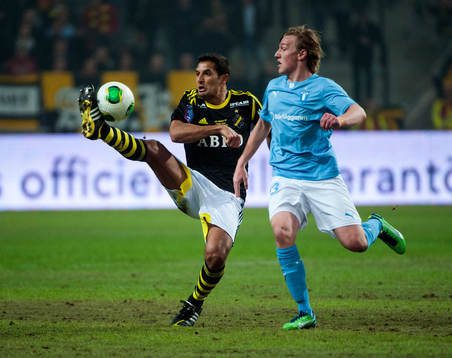 Celso Borges, AIK, och Emil Forsberg, Malmö
