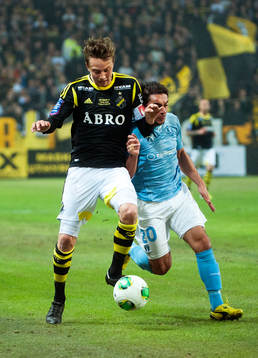 Viktor Lundberg, AIK, och Ricardinho, Malmö