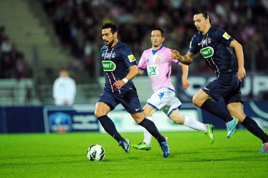 Ezequiel LAVEZZI - 17.04.2013 - Evian Thonon / Paris Saint