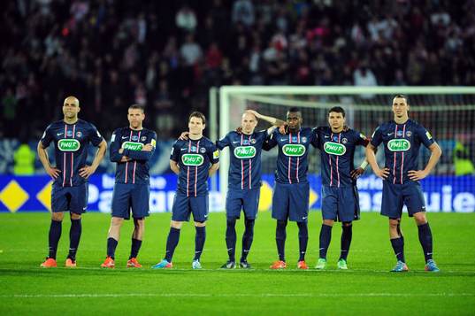 Deception PSG - 17.04.2013 - Evian Thonon / Paris Saint