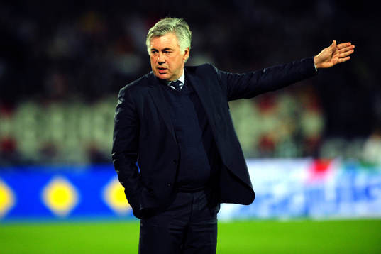 Carlo ANCELOTTI - 17.04.2013 - Evian Thonon / Paris Saint
