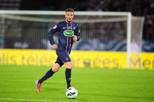 David BECKHAM - 17.04.2013 - Evian Thonon / Paris Saint