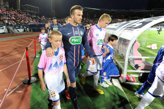 David BECKHAM - 17.04.2013 - Evian Thonon / Paris Saint