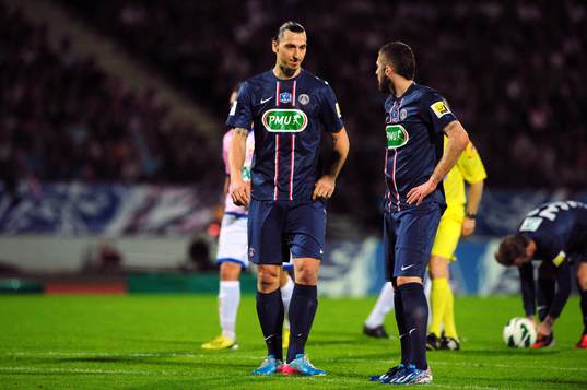 Zlatan IBRAHIMOVIC / Jeremy MENEZ - 17.04.2013 - Evian