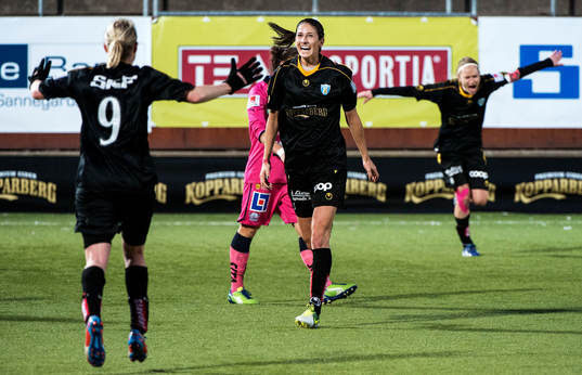 Yael Averbuch, Kopparbergs Göteborg, jublar
