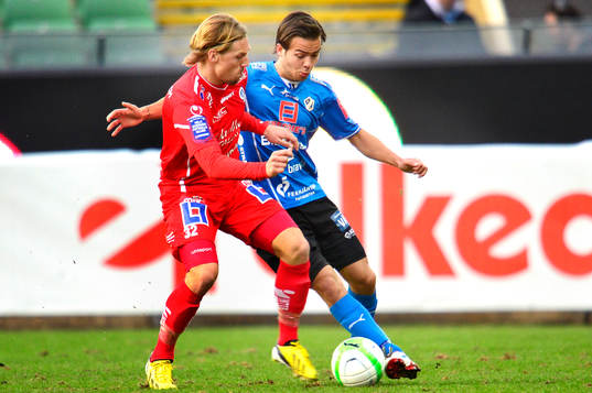 Kristinn Steindórsson, Halmstad och Martin Christensen,