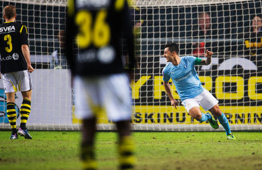 Jiloan Hamad, Malmö FF, jublar