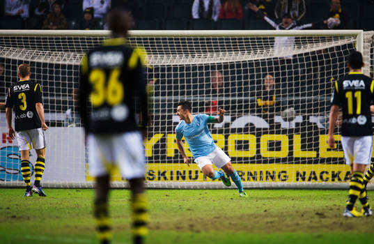 Jiloan Hamad, Malmö FF, jublar