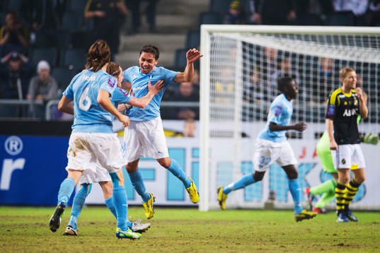 Ricardinho, Malmö FF, jublar