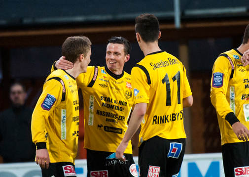 Kristian Haynes, jubel, Mjällby