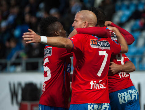 Mattias Lindström, Helsingborg, jublar