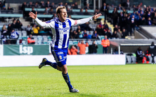 Tobias Hysén, IFK Göteborg, jublar