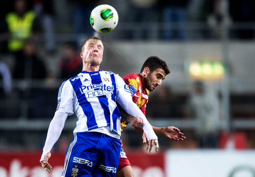 Nickduell mellan Jakob Johansson, IFK Göteborg, och