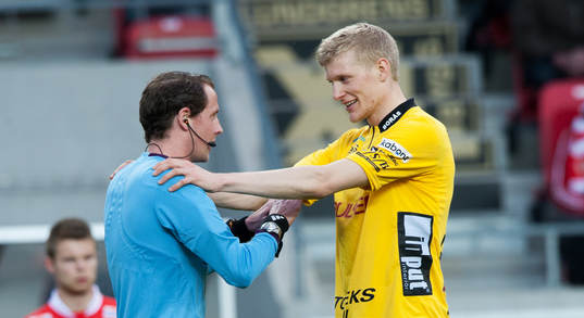 Tom Söderberg, Elfsborg och Andreas Ekberg, domare