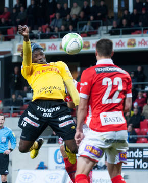 1-1, Mohamed Bangura, Elfsborg, nickar fram till Lasse