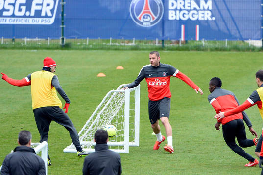 Sylvain ARMAND   - 19.04.2013 - Entrainement du PSG