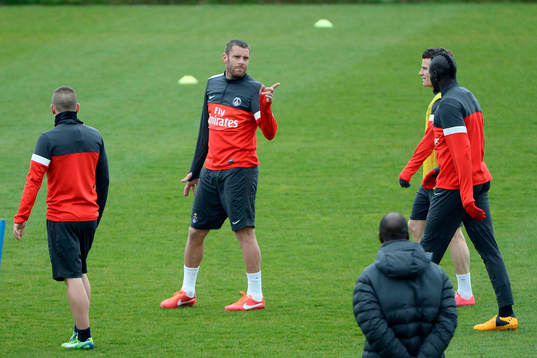 Sylvain ARMAND   - 19.04.2013 - Entrainement du PSG