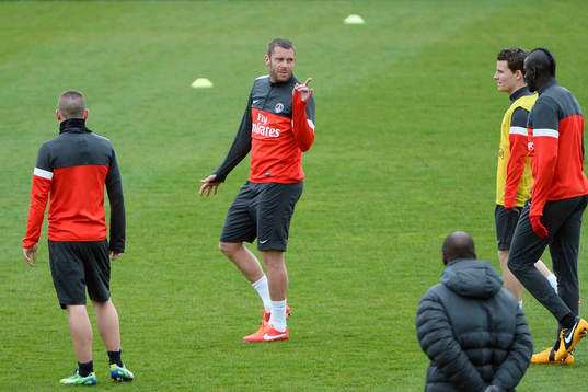 Sylvain ARMAND   - 19.04.2013 - Entrainement du PSG