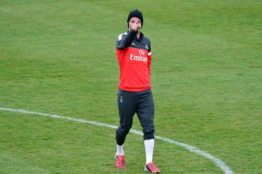 David BECKHAM - 19.04.2013 - Entrainement du PSG