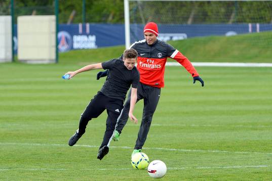 Brooklyn BECKHAM / Thiago SILVA  - 19.04.2013 -