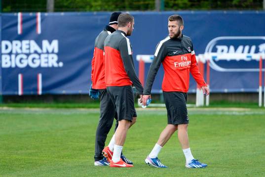 Jeremy MENEZ - 19.04.2013 - Entrainement Paris Saint