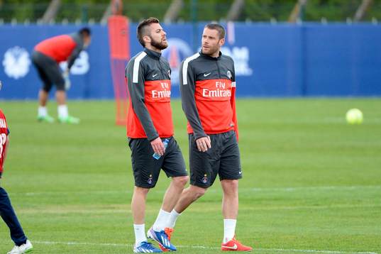 Jeremy MENEZ / Sylvain ARMAND - 19.04.2013 - Entrainement