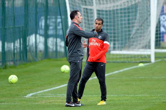 Lucas MOURA - 19.04.2013 - Entrainement Paris Saint Germain