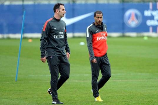 Lucas MOURA - 19.04.2013 - Entrainement Paris Saint Germain