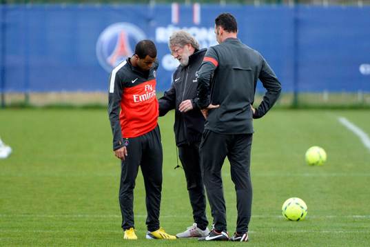 Lucas MOURA / Giovanni MAURI - 19.04.2013 - Entrainement