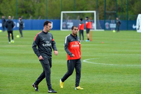 Lucas MOURA - 19.04.2013 - Entrainement Paris Saint Germain
